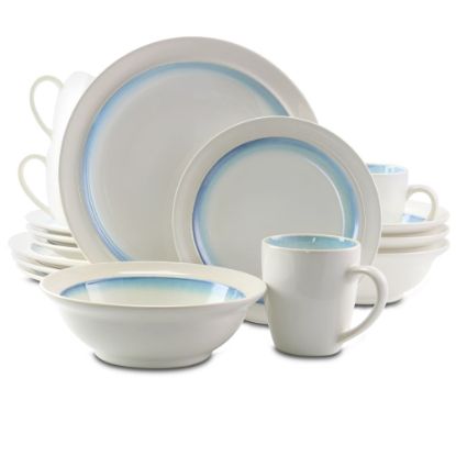 Picture of Gibson Elite Lawson 16-Piece Dinnerware Set, Teal