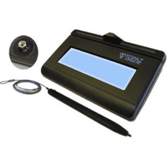 Picture of Topaz KioskGem LCD 1x5 - LCD - Active PenSerial - 4.40in x 1.30in Active Area LCD - Serial - 410 PPI