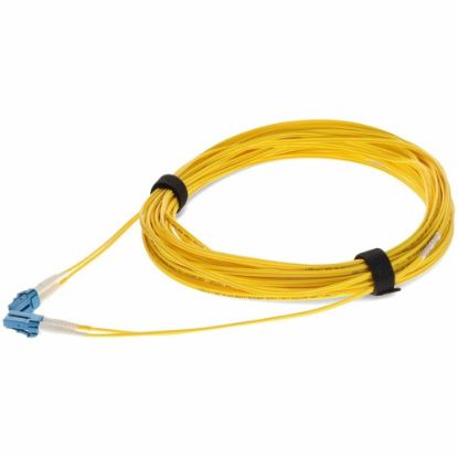 Picture of AddOn 25m LC OS1 Yellow Patch Cable - Patch cable - LC/UPC single-mode (M) to LC/UPC single-mode (M) - 25 m - fiber optic - duplex - 9 / 125 micron - OS1 - halogen-free - yellow