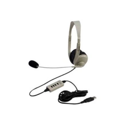 Picture of Califone 3064USB-10 - Headset - full size - wired (pack of 10)