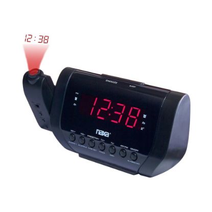 Picture of Naxa NRC-173 - Clock radio - shiny black