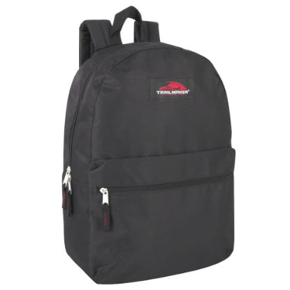 Picture of Trailmaker Classic Backpacks, Black, Set Of 24 Backpacks