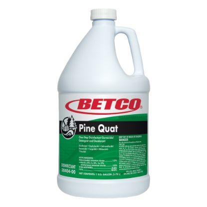 Picture of Betco Pine Quat Floor Disinfectant & Deodorizer, 1 Gallon Bottle, Case Of 4