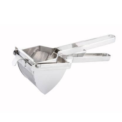 Picture of Winco Stainless-Steel Potato Ricer, Silver