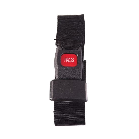 Picture of DMI Wheelchair Safety Strap Seatbelt, 48in, Black