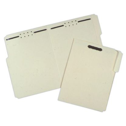 Picture of SKILCRAFT Pressboard Folders, 1/3 Cut, Letter Size, 30% Recycled, Box Of 100 (AbilityOne 7530-00-286-8570)