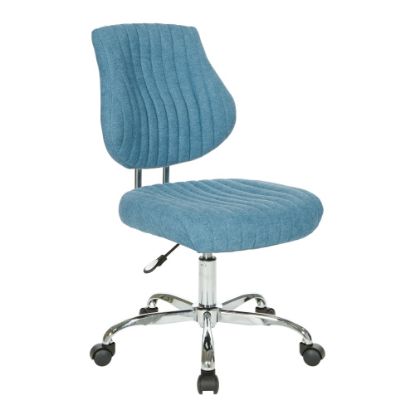 Picture of Office Star Sunnydale Fabric Mid-Back Office Chair, Sky