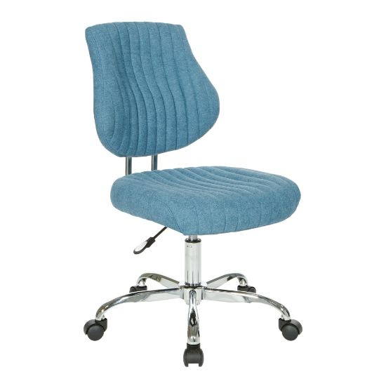 Picture of Office Star Sunnydale Fabric Mid-Back Office Chair, Sky