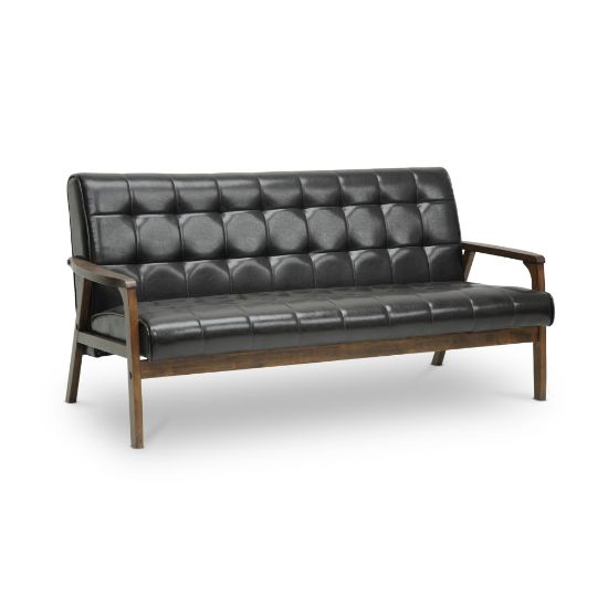 Picture of Baxton Studio Levin Sofa, Brown