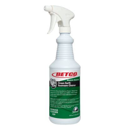 Picture of Betco Green Earth Ready-To-Use Restroom Cleaner, Mint Scent, 32 Oz Bottle, Case Of 12