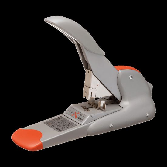 Picture of Rapid Duax Heavy-Duty Stapler, Silver/Orange