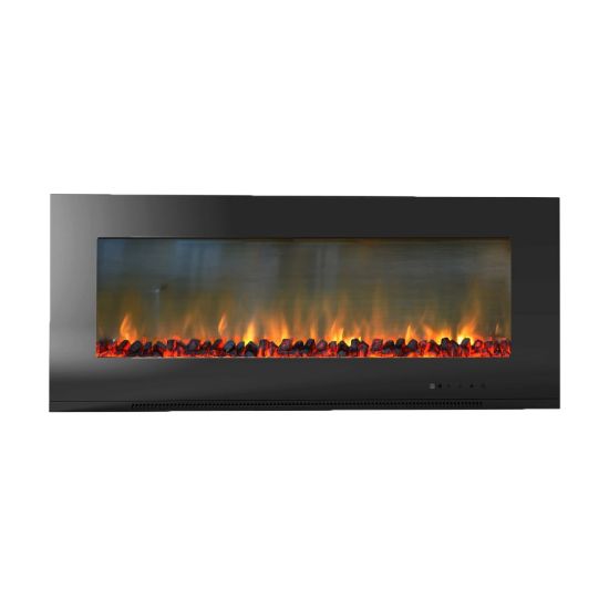 Picture of Cambridge Metropolitan CAM56WMEF-2BLK Electric Fireplace - Indoor - Wall Mountable - Black