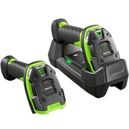 Picture of Zebra DS3678-HD Handheld Barcode Scanner Kit - Wireless Connectivity - 1D, 2D - Imager - Bluetooth - Industrial Green