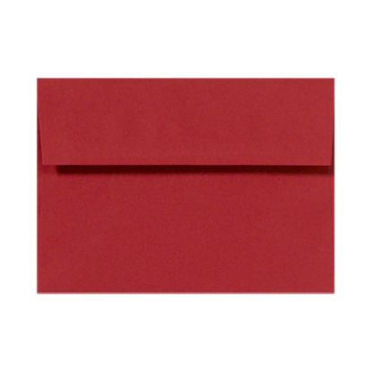 Picture of LUX Invitation Envelopes, #4 Bar (A1), Peel & Press Closure, Ruby Red, Pack Of 50