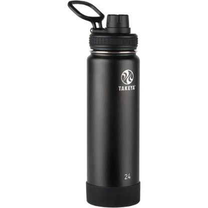 Picture of Takeya Actives Spout Reusable Water Bottle, 24 Oz, Onyx