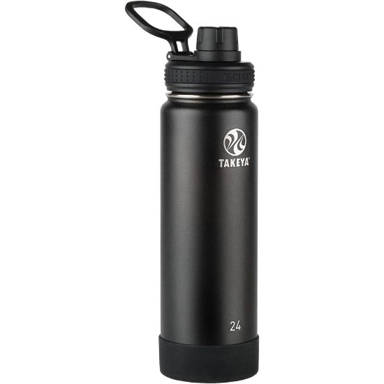 Picture of Takeya Actives Spout Reusable Water Bottle, 24 Oz, Onyx