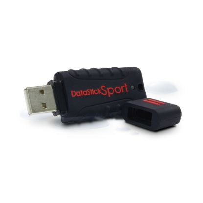 Picture of Centon MP Essential Datastick Sport - USB flash drive - 16 GB - USB 2.0 - black