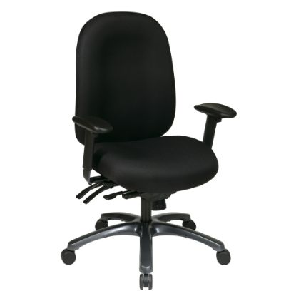 Picture of Office Star Multi-Function High-Back Fabric Task Chair, Black