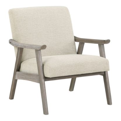 Picture of Office Star Weldon Armchair, Gray/Brushed Gray