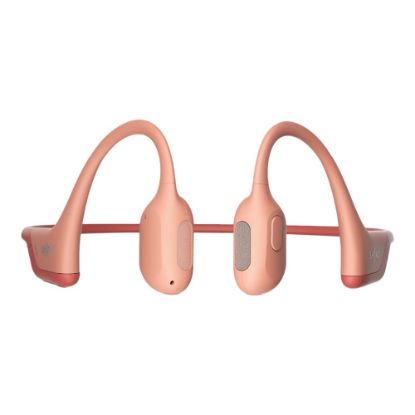 Picture of AfterShokz OpenRun Pro - Headphones with mic - open ear - behind-the-neck mount - Bluetooth - wireless - pink