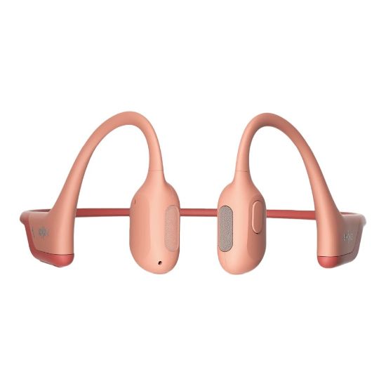 Picture of AfterShokz OpenRun Pro - Headphones with mic - open ear - behind-the-neck mount - Bluetooth - wireless - pink