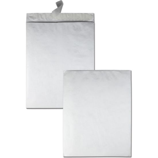 Picture of Quality Park Tyvek Envelopes, 18in x 23in, Self-Adhesive, White, Box Of 25