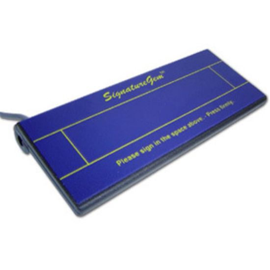 Picture of Topaz SignatureGem T-S261 Electronic Signature Capture Pad - Active Pen - 4.80in x 1.20in Active Area - Serial - 410 PPI