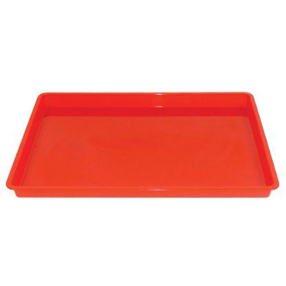 Picture of Romanoff Products Creativitray Fingerpaint Trays, 17 1/2inH x 12 1/2inW x 1 1/4inD, Red, Pack Of 6