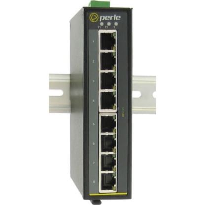 Picture of Perle IDS-108F-S1SC20D-XT - Industrial Ethernet Switch - 9 Ports - 10/100Base-TX, 100Base-BX-U - 2 Layer Supported - Rail-mountable, Panel-mountable, Wall Mountable - 5 Year Limited Warranty