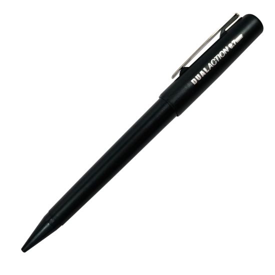 Picture of SKILCRAFT Dual-Action Mechanical Pencils, 0.7 mm, Black, Pack Of 12 (AbilityOne 7520-01-317-6140)