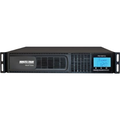 Picture of Minuteman PRO-RT PRO1500RT2U 1500VA Tower/Rack/Wall Mountable UPS - 2U Tower/Rack/Wall Mountable - 4 Minute Stand-by - 120 V AC Input - 120 V AC Output - 8 x NEMA 5-15R