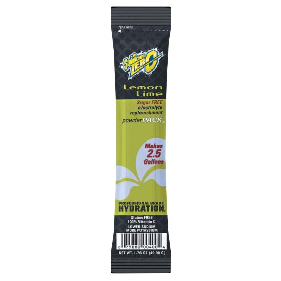 Picture of Sqwincher Powder Packs, Sugar-Free Lemon-Lime, 23.83 Oz, Case Of 32