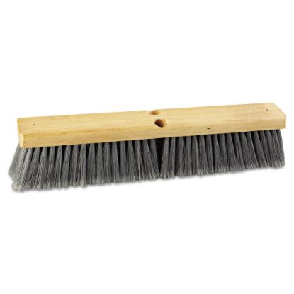 Picture of Boardwalk Polypropylene Floor Brush Head, 18in, Gray