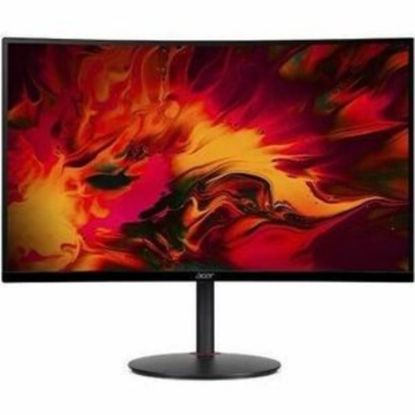 Picture of Acer Nitro XZ270 X 27in Class Full HD LCD Monitor - 16:9 - Black - 27in Viewable - Vertical Alignment (VA) - LED Backlight - 1920 x 1080 - 16.7 Million Colors - Adaptive Sync (HDMI VRR) - 250 Nit - 5 ms - Speakers - HDMI - DisplayPort