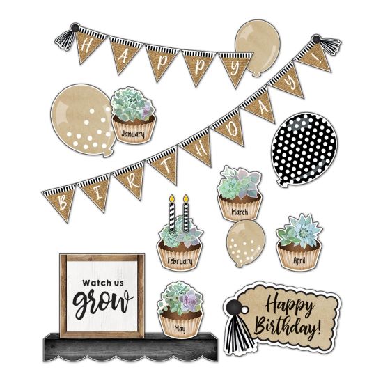 Picture of Schoolgirl Style Simply Stylish Birthday Bulletin Board Set