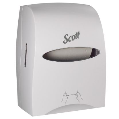 Picture of Scott Essential Hard Roll Towel Dispenser, 13 1/16inH x 11inW x 16 15/16inD, White