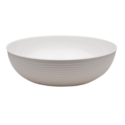 Picture of Cambro Camwear Round Ribbed Bowls, 15in, White, Set Of 4 Bowls