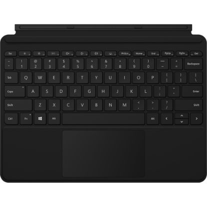 Picture of Microsoft Type Cover Keyboard/Cover Case Microsoft Surface Go 2, Surface Go Tablet - Black - Stain Resistant - MicroFiber Body - 7.5in Height x 9.8in Width x 0.2in Depth