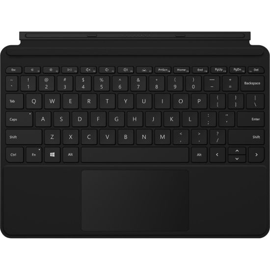 Picture of Microsoft Type Cover Keyboard/Cover Case Microsoft Surface Go 2, Surface Go Tablet - Black - Stain Resistant - MicroFiber Body - 7.5in Height x 9.8in Width x 0.2in Depth