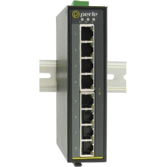 Picture of Perle IDS-108F-S1SC20D - Industrial Ethernet Switch - 9 Ports - 100Base-TX, 100Base-BX - 2 Layer Supported - Wall Mountable, Rail-mountable, Panel-mountable - 5 Year Limited Warranty