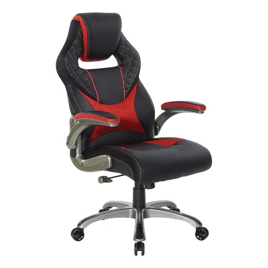 Picture of Office Star Oversite Gaming Chair, Black/Red