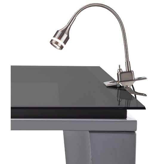 Picture of Adesso Prospect LED Clip Lamp, Adjustable Height, 13 3/4inH, Steel