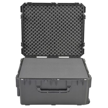 Picture of SKB Cases iSeries Pro Audio Utility Case With Cubed Foam Handle And Wide-Set Double Wheels, 30-3/4inH x 26inW x 15-1/2inD, Black