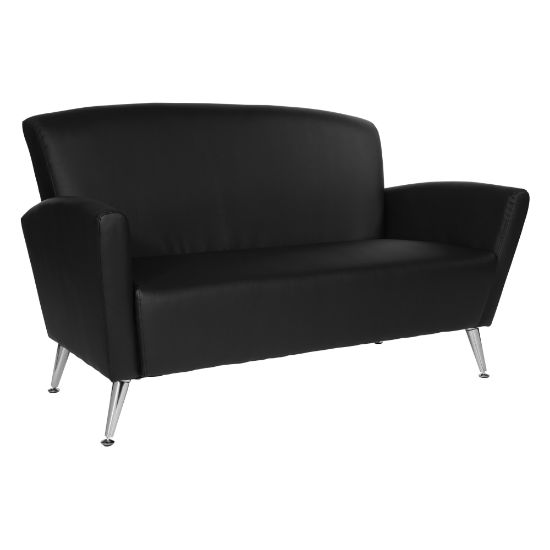 Picture of Office Star SL50552 Loveseat, Black