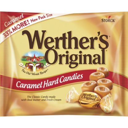 Picture of Werthers Original Hard Caramel Candies - Caramel - Individually Wrapped - 12 oz - 1 Each