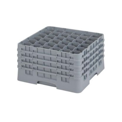 Picture of Cambro Camrack 36-Compartment Glass Rack, 19-3/4in x 19-3/4in, Gray