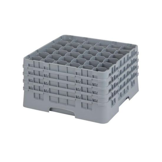 Picture of Cambro Camrack 36-Compartment Glass Rack, 19-3/4in x 19-3/4in, Gray