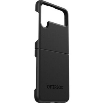 Picture of OtterBox Galaxy Z Flip3 5G Thin Flex Series Antimicrobial Case - For Samsung Galaxy Z Flip3 5G Smartphone - Black - Bacterial Resistant, Damage Resistant, Drop Resistant, Scrape Resistant - Synthetic Rubber, Polycarbonate, Plastic - Retail