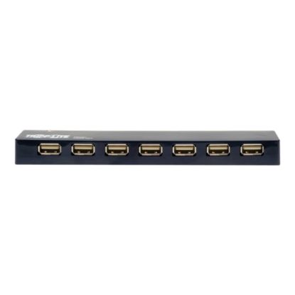 Picture of Tripp Lite 7-Port USB 2.0 Mobile Hi-Speed Hub Notebook Laptop Bus Power AC - Hub - 7 x USB 2.0 - desktop