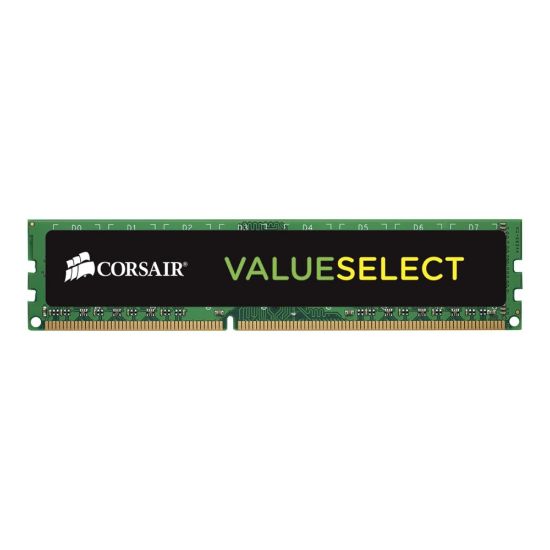 Picture of CORSAIR Value Select - DDR3 - module - 4 GB - DIMM 240-pin - 1600 MHz / PC3-12800 - CL11 - 1.5 V - unbuffered - non-ECC